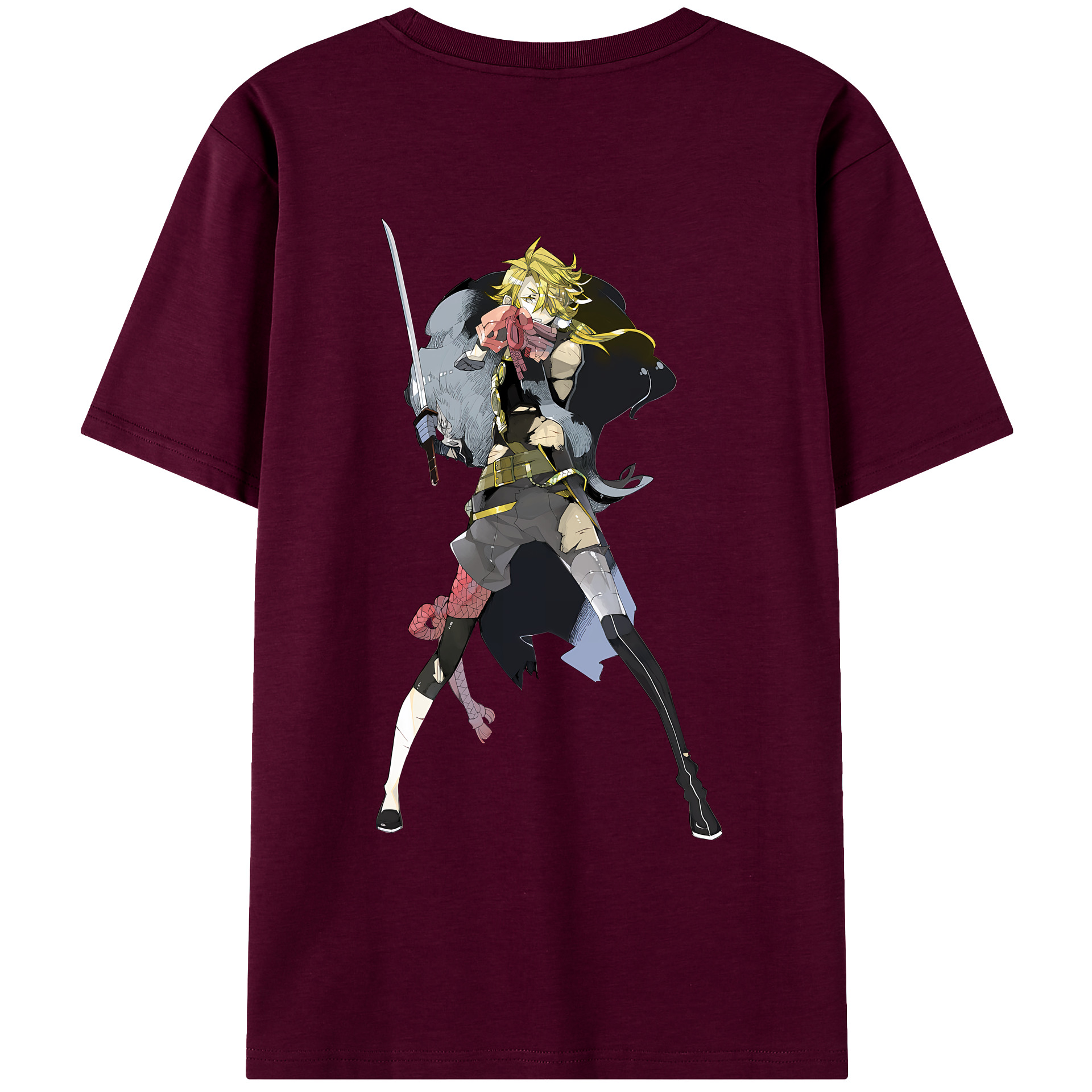 （画像用） 刀剣乱舞 Touken Ranbu レディース半袖Tシャツ(バックプリント)